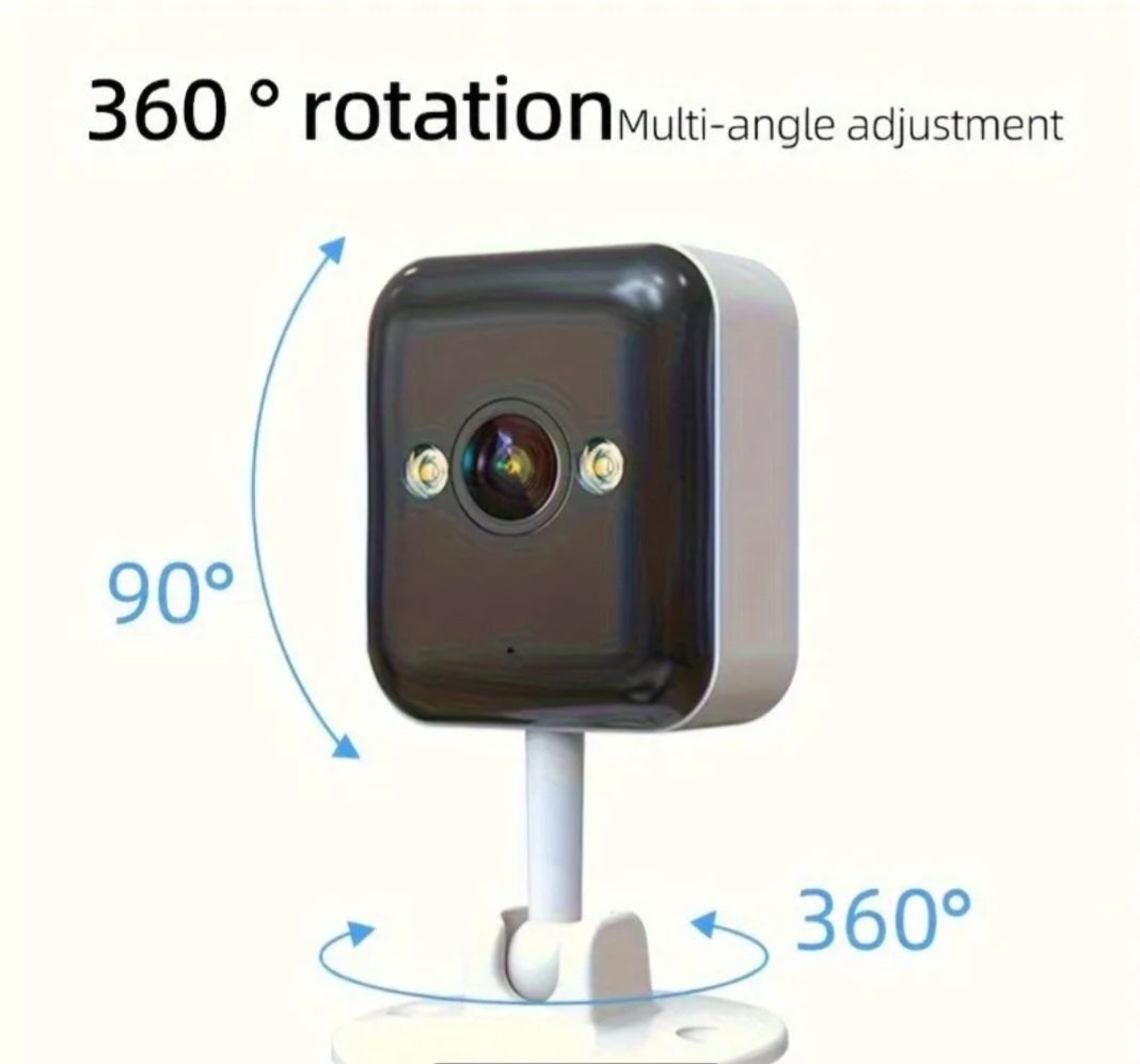 Smart 1080P Wi-Fi Camera with Full-Color Night Vision & Two-Way Audio