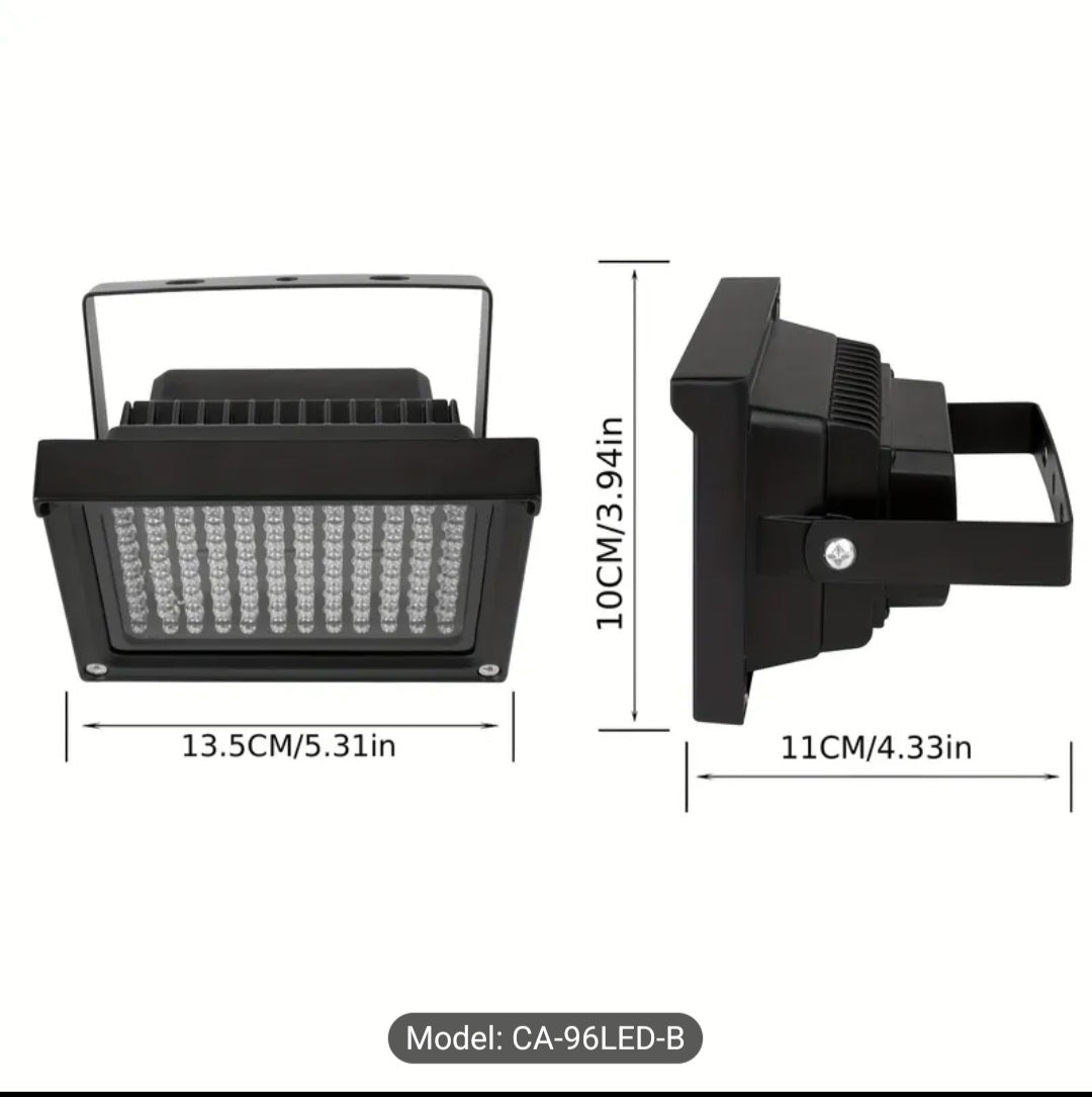 96 LED Infrared Illuminator – Outdoor Night Vision Light for CCTV Cameras