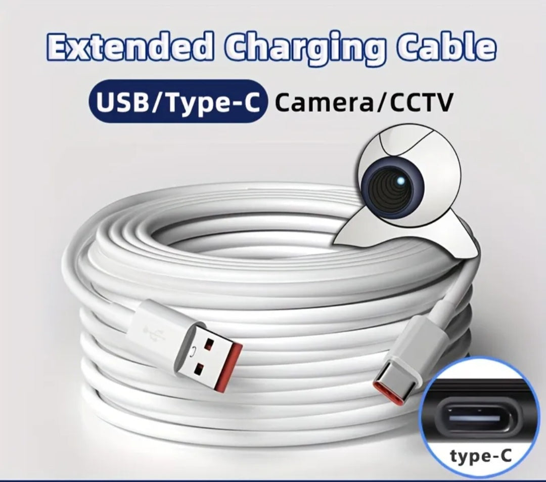 Ultra- Type-C Charging -for wifi cameras  5M