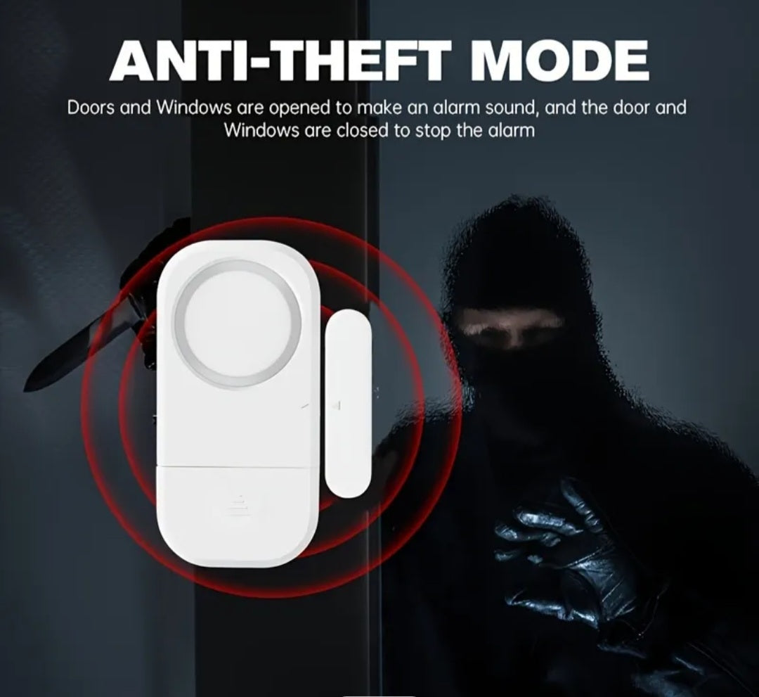 Wireless Door & Window Alarm Sensor with 4 Alert Modes